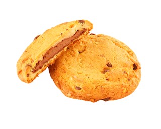 Belledonne Cookie amandel gevuld donkere chocolade bio 3kg - 6058